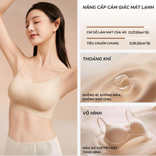 Tui rất thích chiếc áo lót này, hiện đang sở hữu 3 em. Mặc kín đáo, nâng đỡ ngực, không bí, không lộ viền dù mặc áo mỏng hay bó sát người. Tui rất thích chiếc áo lót này, hiện đang sở hữu 3 em. Mặc kín đáo, nâng đỡ ngực, không bí, không lộ viền dù mặc áo mỏng hay bó sát người.